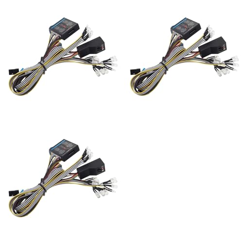 Kit de luces de coche RC escala 1/10 y 1/8 con simulación de frenado juego de 3 unidades