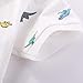 Motteecity Fashion Boys Turndown Collar Dino Printed Polo Shirt (US, Age, 1 Year, 2 Years, White)