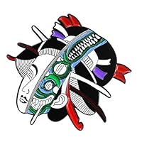 COLLBATH 1 Pièce Broche Geisha Japonaise Broche Pour Femme Fournitures D'halloween Épingle à Linge Universelle Goupille De Reliure Chic Corsage De Décoration Broche De Décoration