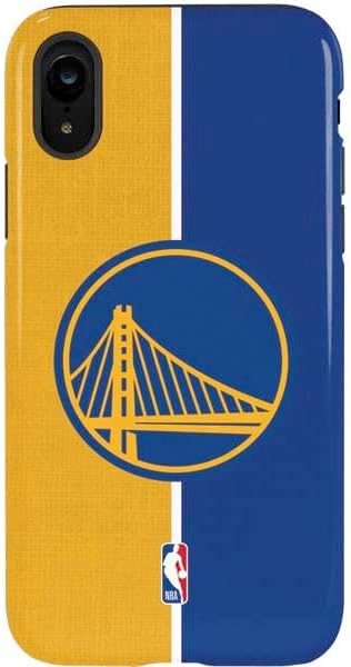 Skinit Pro Phone Case Compatible with iPhone XR - Officially Licensed NBA Golden State Warriors Canvas Design