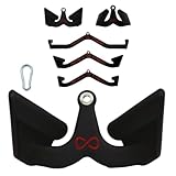 Infinite Fitness Max Grip Home Gym Lat Pull Down Bar Cable Machine Attachments, Back, Biceps, Triceps, Strength Training Handle (27cm Supinated)