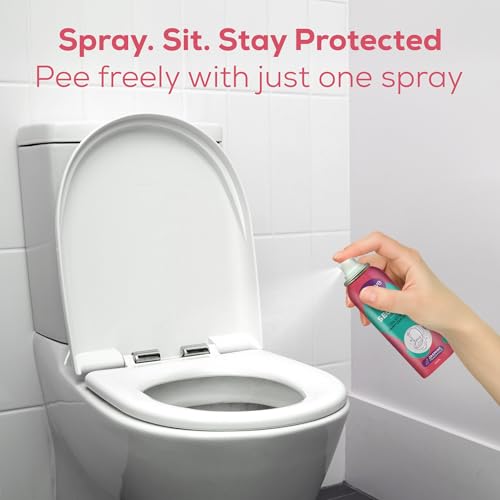 Evereve Pee Secure Toilet Seat Sanitizer Spray Combo, Pack of 2, 100ml, Jasmin & Lemon fragrance, Reduces the risk of UTI & other infections, Anti-Odour & Germ Killing Toilet spray, Kills 99.9% Germs