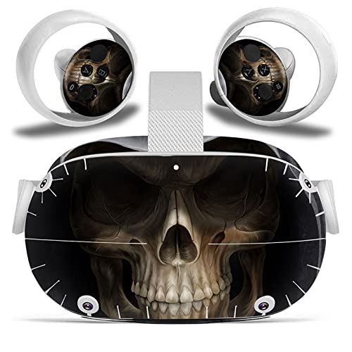 Uioeua Stickers Skin for Oculus Quest 2 VR Headset and Controller Stickersï¼ŒVinyl Decal Skin for Oculus Quest 2ï¼Œ PC Gaming Virtual Reality Headset Protective Accessories for Oculus Quest 2-0244
