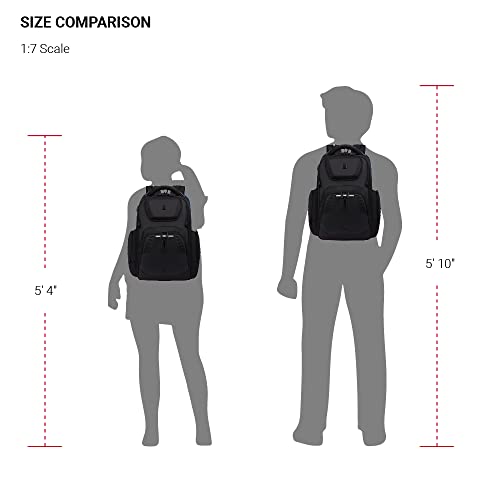 SwissGear Gaming Laptop Backpack with Charger Port (USB), Blue/Black - image 7