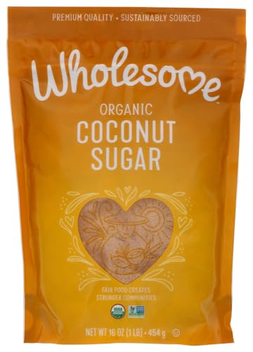 Wholesome Sweeteners, Inc., Organic Coconut Palm Sugar, 16 oz (454 g)(pack of 2)