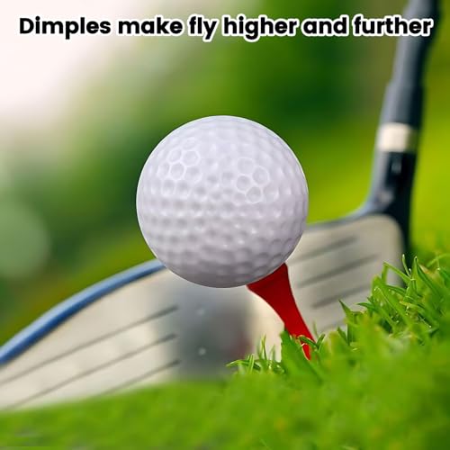DePro 16 Golfbälle, Minigolfbälle, Golfball Set, 42mm PE-Material, Leicht Und Stoßfest, Ideal Für Golfanfänger, Indoor Und Outdoor Nutzung, In Sechs Farben