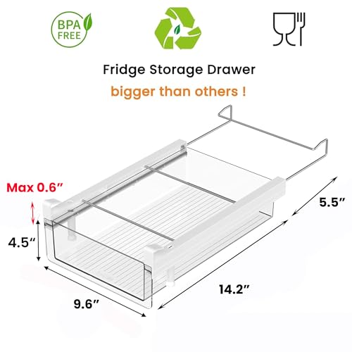 vacane Deeper Refrigerator Drawers, Adjustable Refrigerator Shelf 14 - Additional View