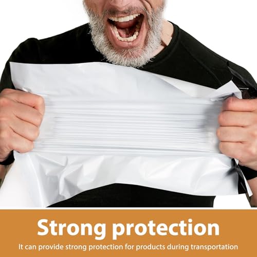 Image of Metronic Poly Mailers 19x24 Inch 1000 Pcs White, Large Shipping Bags for Clothing, Strong Thick Mailing Bags with Self Adhesive, Waterproof and Tear-Proof Large Package Bags in Bulk for Small Business