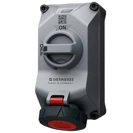 Prise 5P 400V 16A MENNEKES DUOi R socle femelle IP69