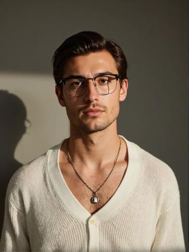 Image of Blue Light Blocking Glasses for Men Anti-Fatigue Computer Monitor Gaming Glasses Prevent Headaches Glasses