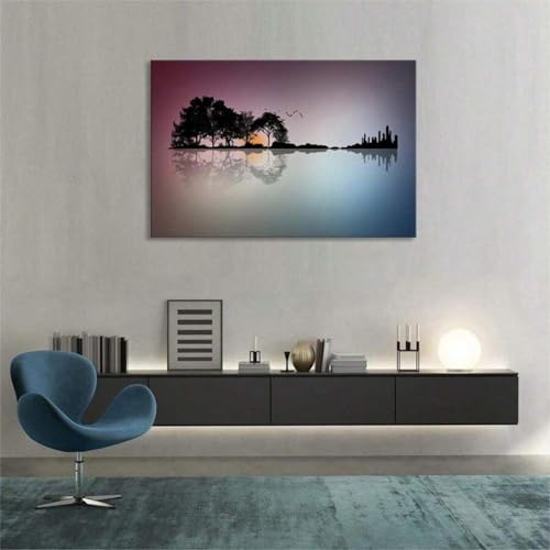 Décoration d'intérieur salon moderne grand format 70 x 90 cm - 4