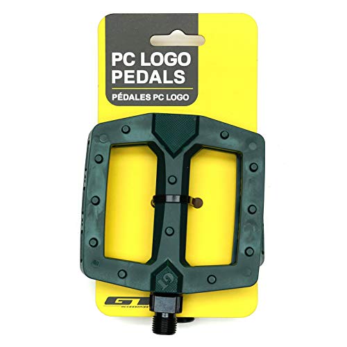 GT PC Logo BMX Pedals, Green