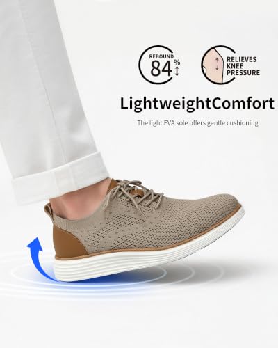 Image of VILOCY Men's Casual Dress Sneakers Tennis Walking Shoes