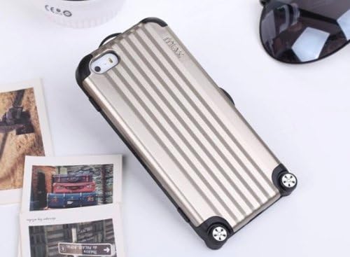 WillLight Luxury Miak Travel Luggage Carrier Suitcase Bag Case Hard Cover For Iphone5/5s in Gold