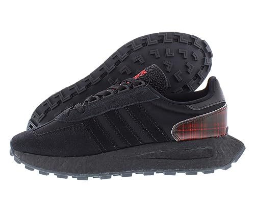 adidas Originals mens Retropy E5 Shoes, Black/Red, 9.5
