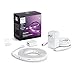 Produktbild Philips Hue Bluetooth Smart Lightstrip Plus 2 m Basis-Kit mit Stecker, (Sprachkompatibel mit Amazon Alexa, Apple Homekit und Google Home)