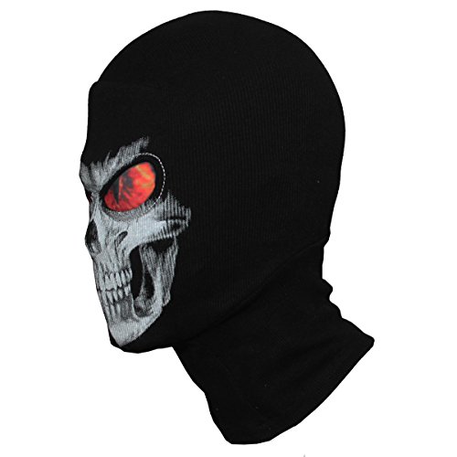 Image of WTACTFUL 3D Scary Skeleton Mask Skull Mask Grim Reaper Mask for Halloween