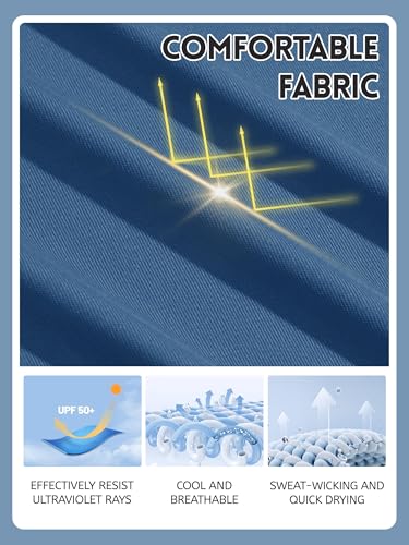 TACVASEN Womens Long Sleeve Tops UV Sun Protection Shirt UPF 50+ Outdoor Performance T-Shirt - Image 5