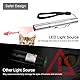 Interaktives Katzenspielzeug 2 Pack led Pointer für Katzen & Hunde USB wiederaufladbar Katzenfangspielzeug mit 5 Mustern Cat Chase Toys (Grün + Rot)