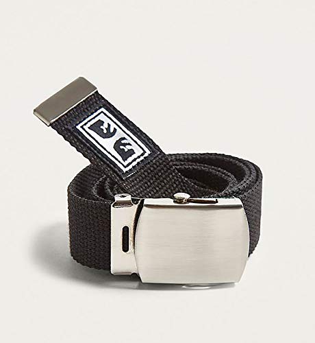 OBEY Men's Big BOY Web Belt, White, ONE Size2