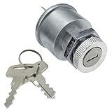 Autu Parts Golf Cart Key Switch for EZGO Ignition Switch 17421G1,2 Prong 4 Key