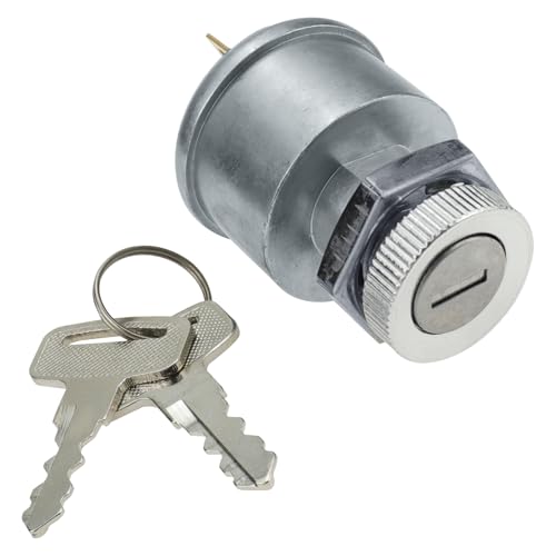 Autu Parts Golf Cart Key Switch for EZGO Ignition Switch 17421G1,2 Prong 4 Key