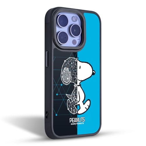 Coque de qualité militaire pour iPhone 17 - Peanuts Snoopy Géométrique