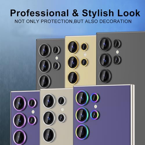 Avocase Para Samsung Galaxy S24 Ultra Protetor de Lente de Câmera, Capa de Lente de Vidro Temperado