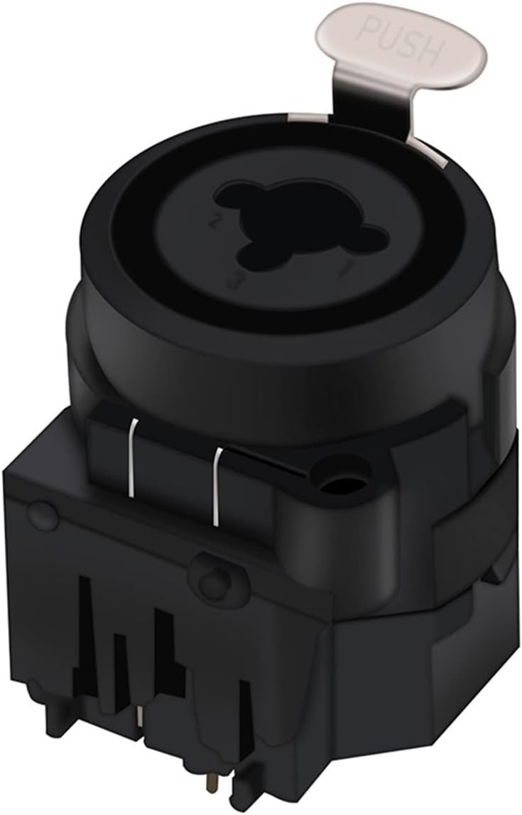 X L R Panel Mount Chassis Connector Dual Function Female Jack 7Pin X L R Female Jack Socket Right Angle 10Pcs