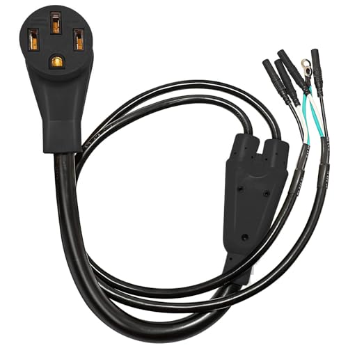Image of ERAYAK 50 Amp Parallel Cord Kit for Generator 120V 50A RV (14-50R), cUL Listed Inverter Generator Parallel Connection Kit for Combine Power Suitable 4500P 4500PDE and 4500PDM