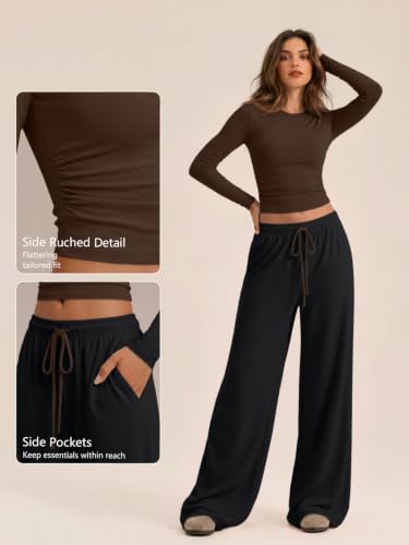 Image of Trendy Queen Women's 2 Piece 2026 Fall Fashion Lounge Set with Pockets