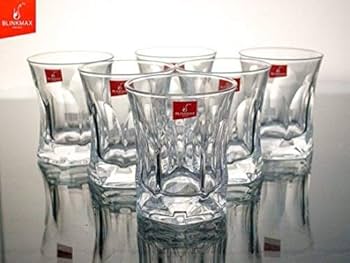 Amazon | Blinkmax古いファッションWhiskeyガラスのセット6,12