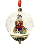 Waterford Holiday Heirlooms Limited Edition Nutcracker Snowglobe Glass Christmas Ornament