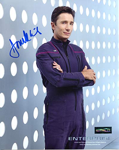 Dominic Keating Signed/Autographed 8x10 Glossy Star Trek Enterprise Photo As Lieutenant Malcolm Reed. Includes Fanexpo HQ Certificate of Authenticity. Entertainment Autograph Original.