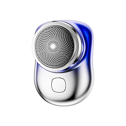 Maquinilla de afeitar eléctrica para hombres, Mini afeitadora eléctrica portátil, máquina de afeitar recargable para hombres Wet-Dry Dual Use Mini Razor Cover