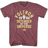 Voltron 1984 Defender of The Universe Mens Short Sleeve T Shirts Vintage Style Graphic Tees