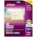 Avery Easy Peel Mailing Labels for Ink Jet Printers, 1 x 2.625", Clear, 300 labels (18660)