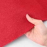 15 x 2.6ft Long Red Carpet Runner for Party Non Slip Red Aisle Runners 20 MM Thickness Reds Runner Rug Runway Carpet with Carpets Tape for Theme Party Prom Wedding Ceremony Decoration Supplies - Image 5