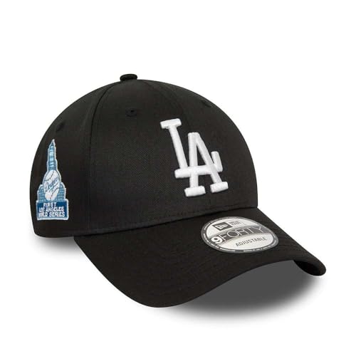 Casquette de baseball New Era Dodgers 9Forty noire aux finitions historiques brodées