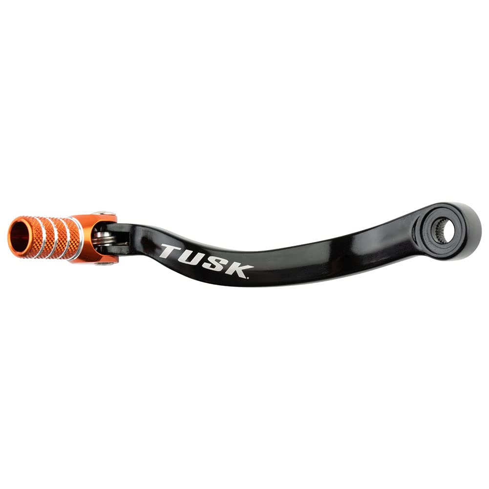 TUSK Folding Shift Lever Black/Orange Tip for Polaris Outlaw 525 S 2008-2010