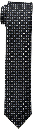 Tommy Hilfiger Men's Ties, Deep Black, Slim