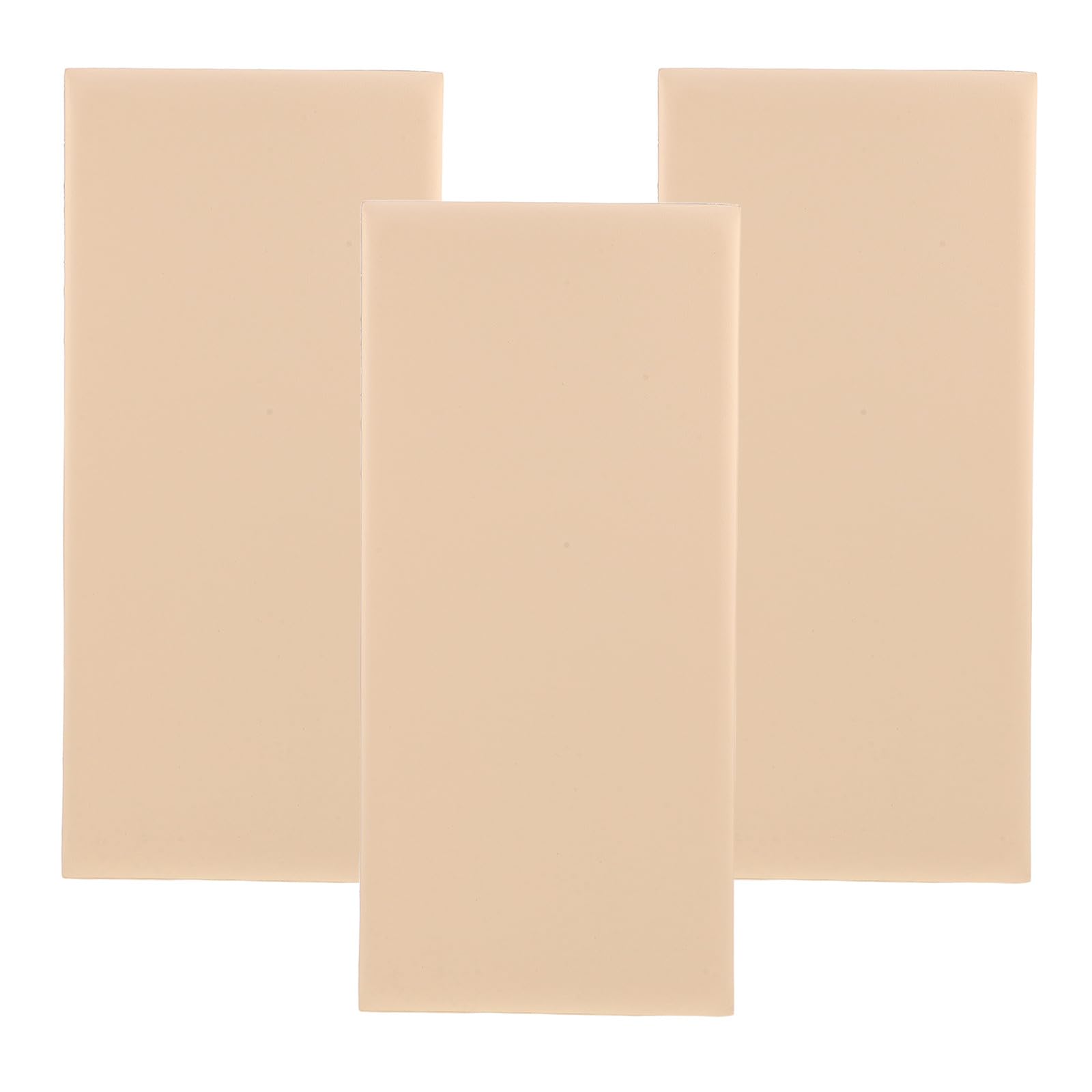 Protection murale 3D anti-collision jaune clair Mikinona tête de lit adhésive 50x23cm