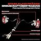 Frankberg Handbremsseil Hinterachse Kompatibel mit Phedra 179 2.0L 2006-2010 807 EB 2.0L-2.2L 2006-2013 C8 EA EB 2.0L-2.2L 2006-2010 Replace# 1400204180