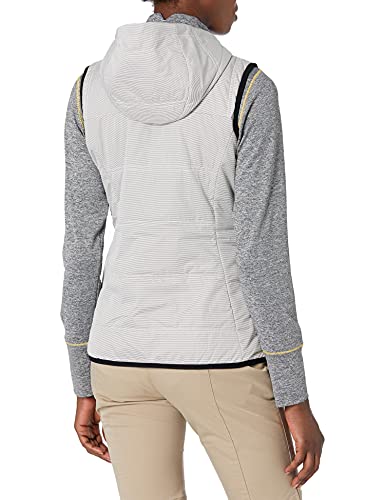 Chaqueta Acolchada para Mujer Chaleco Reversible Dos en Uno Stripe Cora con Capucha 2