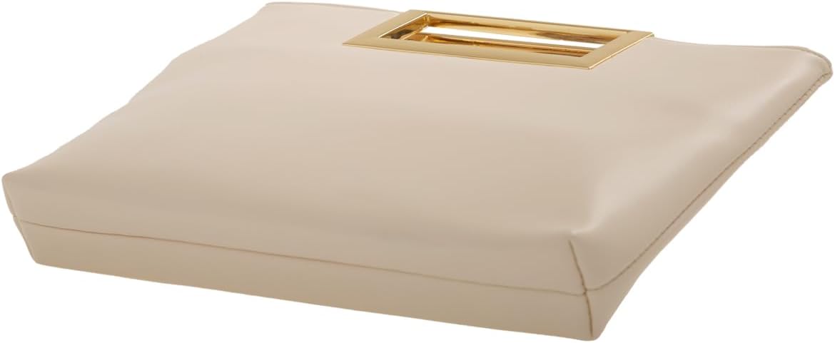 Crushed Metallic Top Handle Clutch - Image 4