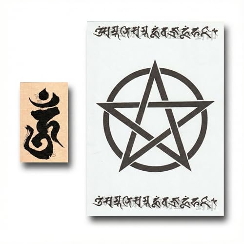 【呪い返しの鎧守】生霊・悪霊の邪気や魔障など悪しき念を祓い浄化する「降三世明王」梵字の刀印護符 (お守り 木曽ヒノキ-密式と陣符)