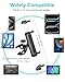 Dosvsi Boat Helm Tablet Holder, 360° Adjustable Marine Tablet Pole Mount, Sail Boat Pole Handle Phone Clamp, Bar Rail Post Tube Clamp Mount for iPad Pro Air Mini, Tab/Z Fold, iPhone, 4-13