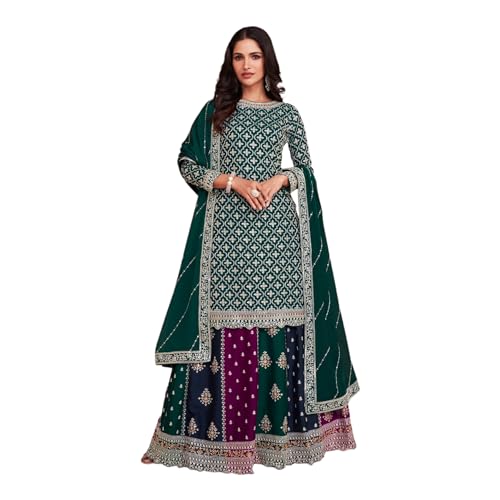 pakistani Ready To Wear Ghagra Style Salwar Kameez Dress for Womens With Dupatta-2720