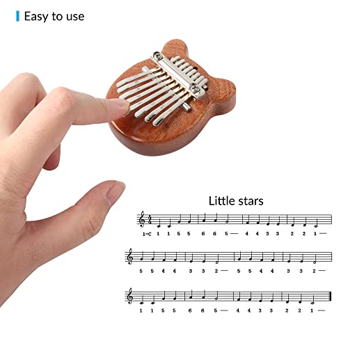 Suewidfay Kalimba 8 Clés Pouce Piano, Piano à Doigts Portable Mbira Sanza Instrument de Musique Professionnel avec pour… - Les Beatles, Paul McCartney, John Lennon, RIngo Starr, George Harrison Suewidfay Kalimba 8 Clés Pouce Piano, Piano à Doigts Portable Mbira Sanza Instrument de Musique Professionnel avec pour… – Image 6