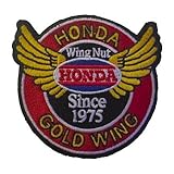 logo honda bordado Medidas 9 x 8 cm. Parche bordado Honda Goldwing - 9 x 8 cm.